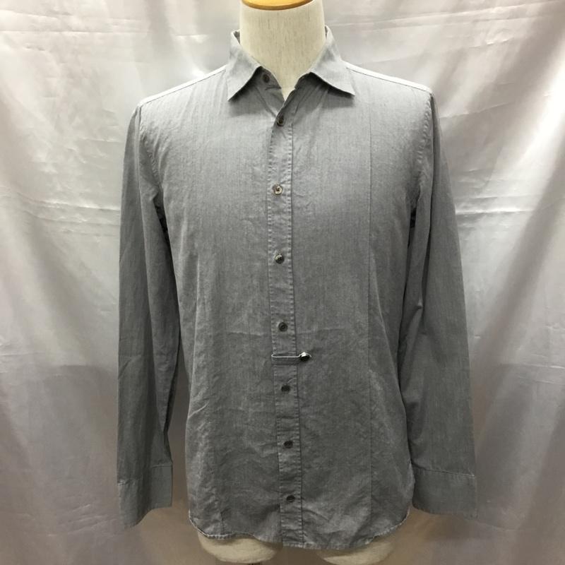 ディーゼル DIESEL シャツ、ブラウス 長袖 長袖シャツ カラーシャツ 長袖カットソー S 無地 灰 / グレー /  メンズ USED 古着 中古 10117686