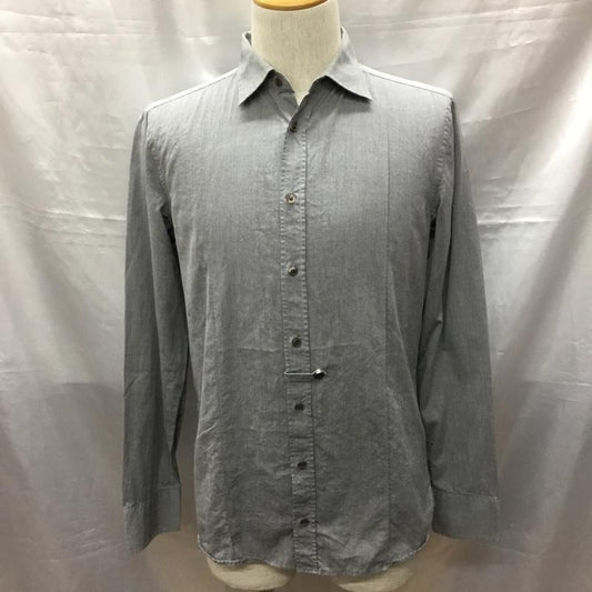 ディーゼル DIESEL シャツ、ブラウス 長袖 長袖シャツ カラーシャツ 長袖カットソー S 無地 灰 / グレー /  メンズ USED 古着 中古 10117686