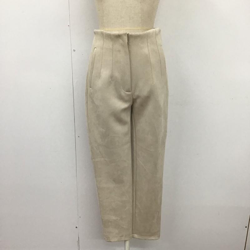 ザラ ZARA パンツ スラックス スラックス カジュアルパンツ ストレッチパンツ S 無地 ベージュ / ベージュ /  レディース USED 古着 中古 10121653