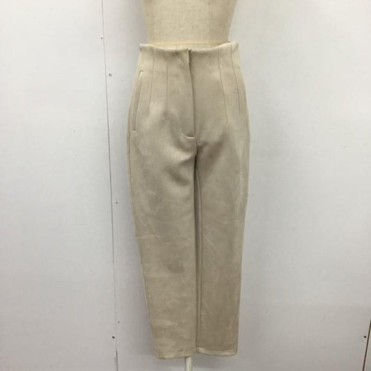 ザラ ZARA パンツ スラックス スラックス カジュアルパンツ ストレッチパンツ S 無地 ベージュ / ベージュ /  レディース USED 古着 中古 10121653