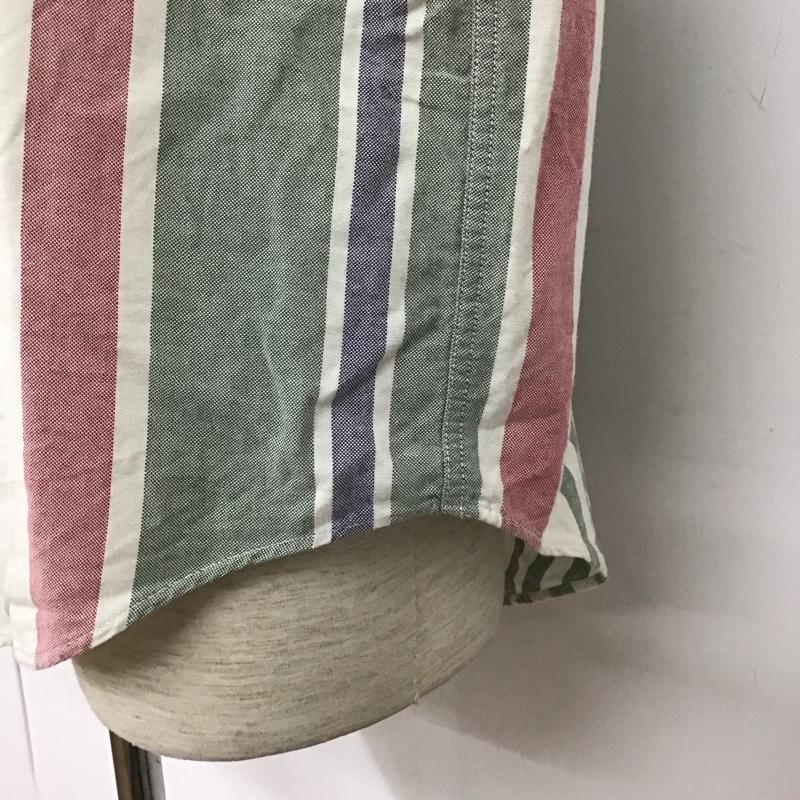 トミーヒルフィガー TOMMY HILFIGER シャツ、ブラウス 長袖 長袖シャツ ストライプシャツ カラーシャツ ボタンダウンシャツ M ストライプ マルチカラー / マルチカラー /  メンズ USED 古着 中古 10127729