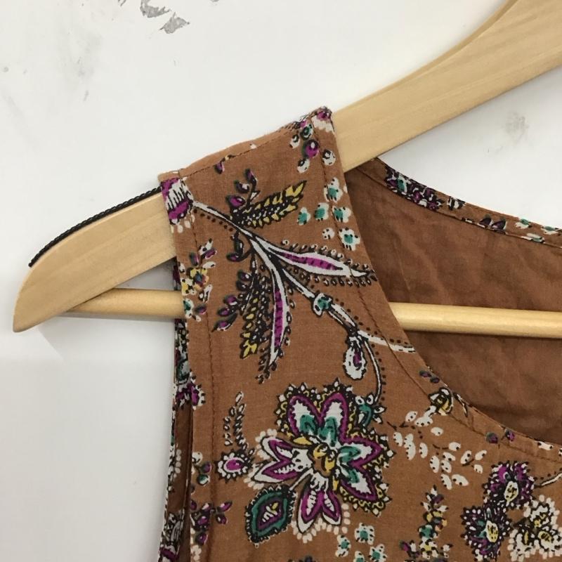 ニコアンド niko and... ワンピース ロングスカート ノースリーブ 総柄 X 花柄 マルチカラー / マルチカラー /  レディース USED 古着 中古 10128869