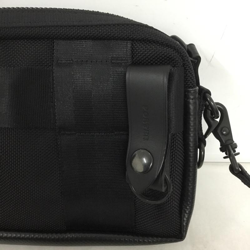 ポーター PORTER ショルダーバッグ ショルダーバッグ HEAT ロゴ、文字 黒 / ブラック /  メンズ USED 古着 中古 10146332