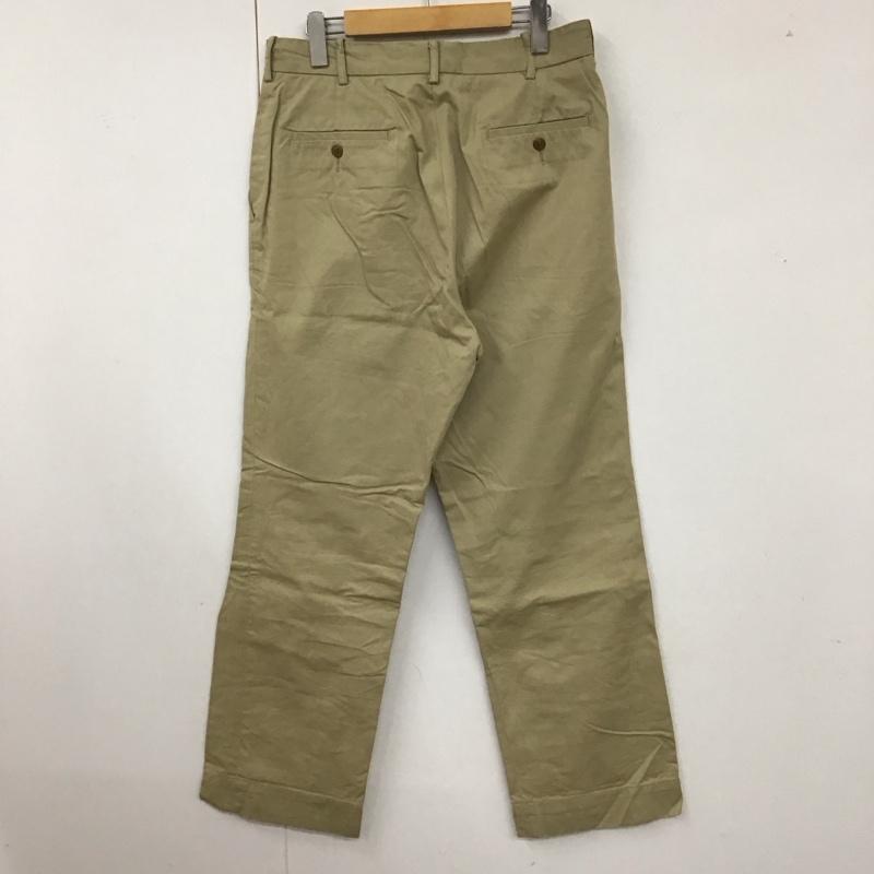 バリー ブリッケン BARRY BRICKEN パンツ チノパン チノパン カジュアルパンツ ワイドパンツ ストレートパンツ 32インチ 無地 ベージュ / ベージュ /  メンズ USED 古着 中古 10110395