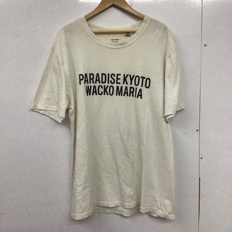 ギルティーパーティーズ GUILTYPARTIES Tシャツ 半袖 半袖カットソー プリントTシャツ クルーネックカットソー XL ロゴ、文字 白 / ホワイト /  メンズ USED 古着 中古 10135884