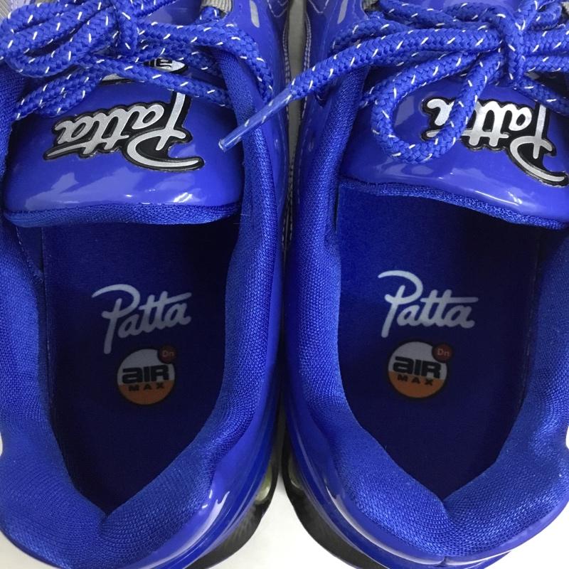 ナイキ NIKE スニーカー スニーカー IB4029-400 AIR MAX DN8 SP Patta 28cm 箱有 28.0cm ロゴ、文字 青 / ブルー /  メンズ USED 古着 中古 10143011