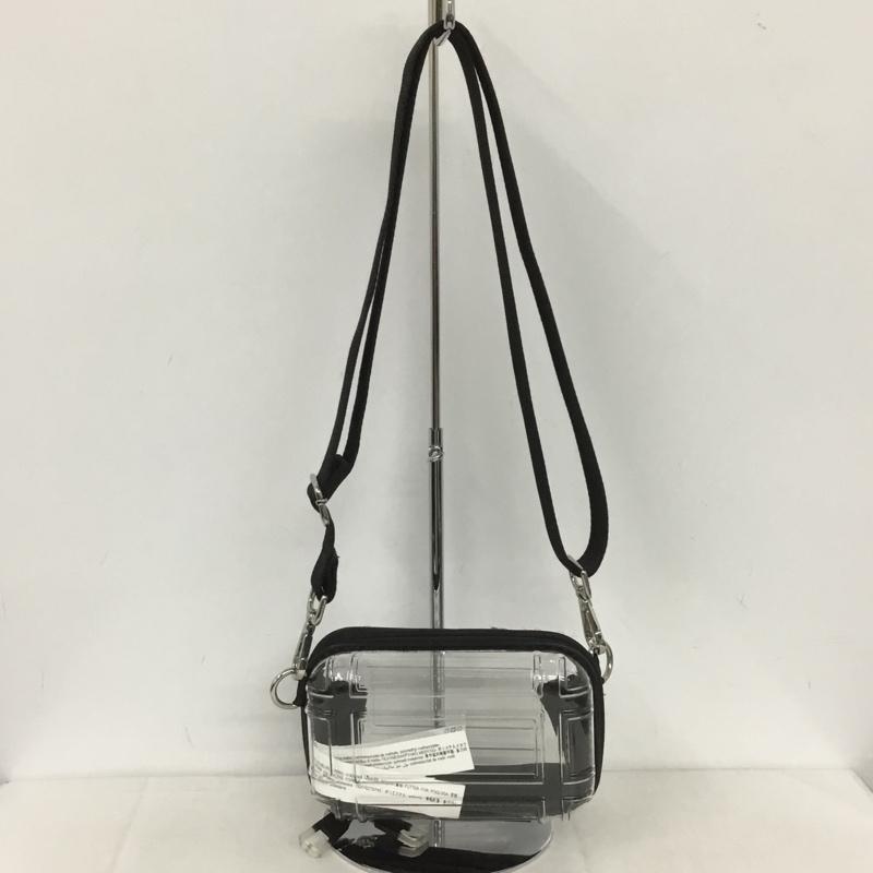ザラ ZARA ショルダーバッグ ショルダーバッグ 3918 520 087 クリアバッグ ミニバッグ 無地 透明 / クリア / X 黒 / ブラック /  レディース USED 古着 中古 10140482