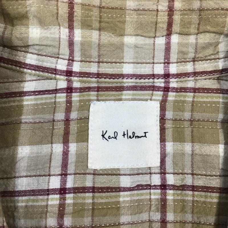 カールヘルム KARLHELMUT シャツ、ブラウス 半袖 半袖シャツ カラーシャツ 半袖カットソー チェックシャツ L チェック マルチカラー / マルチカラー /  メンズ USED 古着 中古 10118429