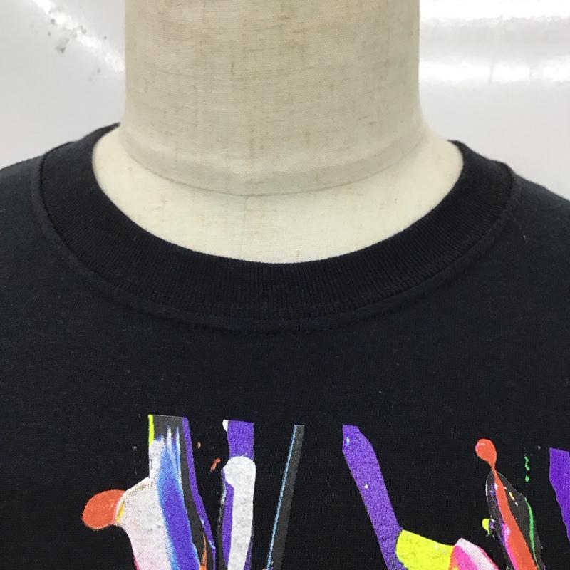 ビリオネア・ボーイズ・クラブ BILLIONAIRE BOYS CLUB Tシャツ 半袖 半袖カットソー プリントTシャツ クルーネックカットソー L プリント 黒 / ブラック /  メンズ USED 古着 中古 10123136