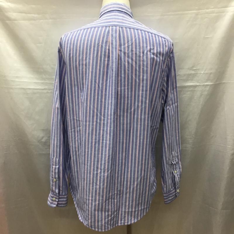 ポロラルフローレン POLO RALPH LAUREN シャツ、ブラウス 長袖 長袖シャツ カラーシャツ 長袖カットソー ストライプシャツ M ストライプ マルチカラー / マルチカラー /  メンズ USED 古着 中古 10116706