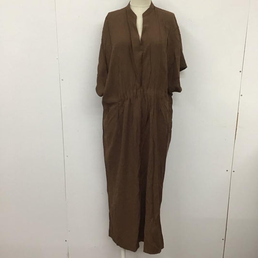 ニコアンド niko and... ワンピース ロングスカート 無地 茶 / ブラウン /  レディース USED 古着 中古 10106472