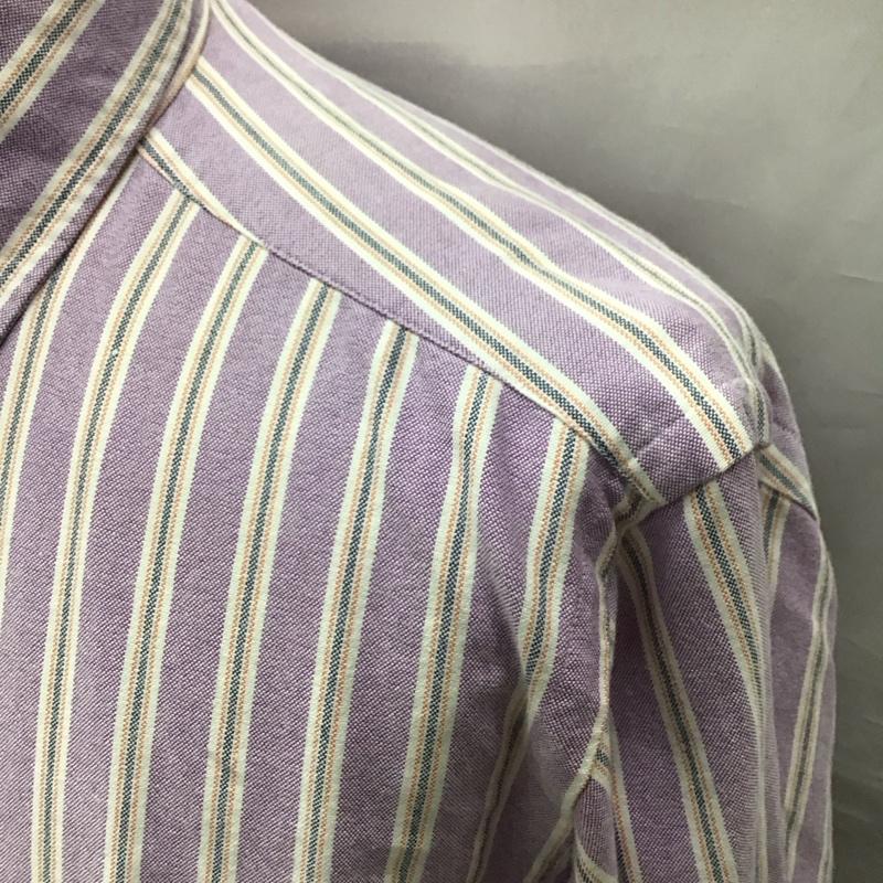 ラルフローレン RALPHLAUREN シャツ、ブラウス 長袖 ボタンダウンシャツ M ストライプ マルチカラー / マルチカラー /  メンズ USED 古着 中古 10122051