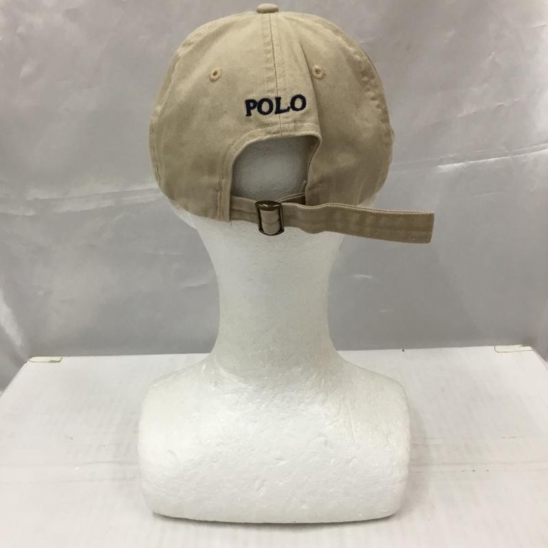 ポロラルフローレン POLO RALPH LAUREN 帽子 キャップ コットン ワンポイント ベージュ / ベージュ /  メンズ USED 古着 中古 10105736