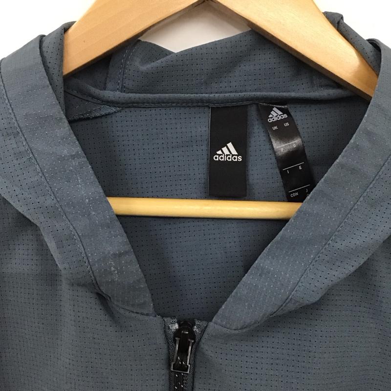 アディダス adidas ジャケット、上着 ジャケット、ブレザー fm5398 メッシュジャケット ジップアップジャケット アウター ロゴ、文字 紺 / ネイビー /  メンズ USED 古着 中古 10130686