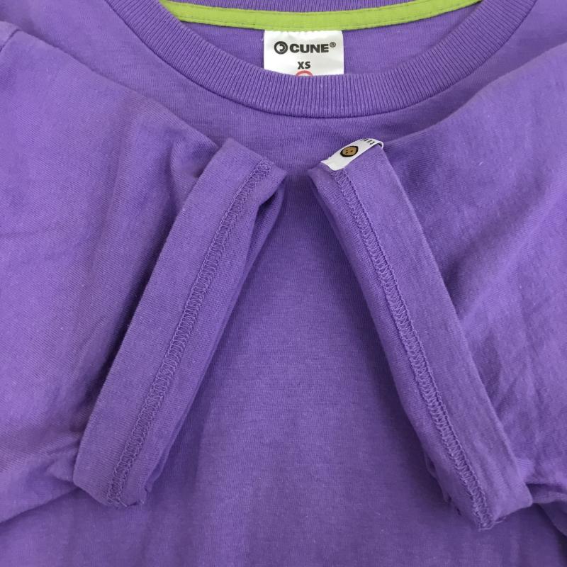 キューン CUNE Tシャツ 半袖 S キャラクター 紫 / パープル /  メンズ USED 古着 中古 10133771
