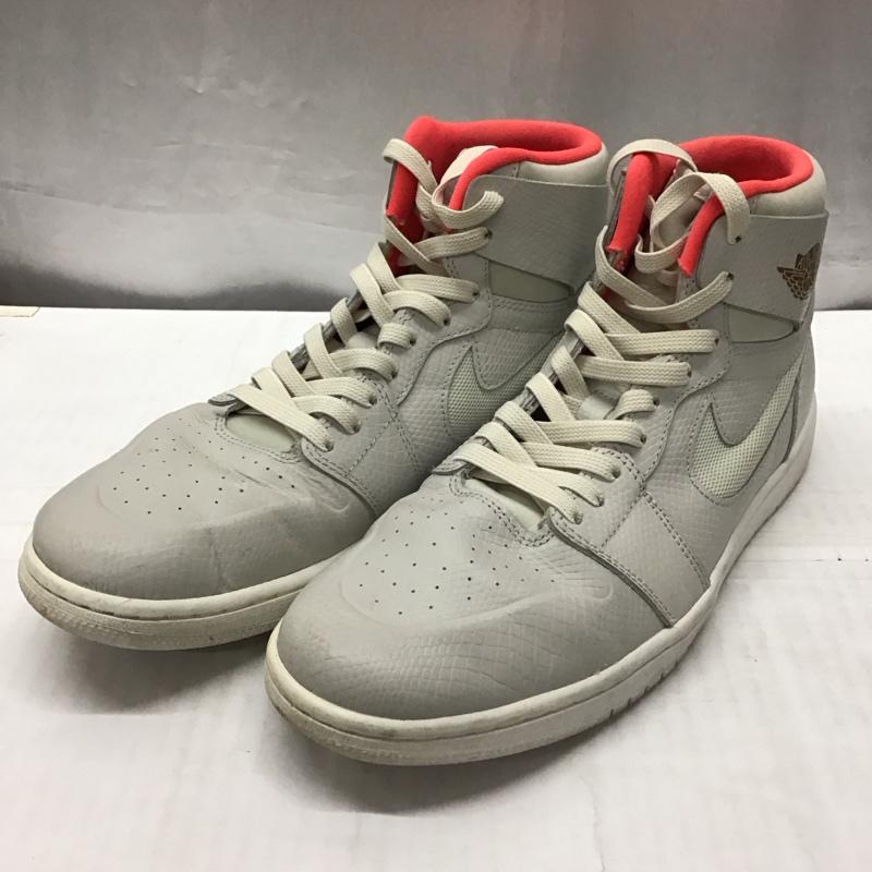 ナイキ NIKE スニーカー スニーカー 819176-050 AIR JORDAN 1 RETRO HIGH NOUVEAU 28.5cm 28.5cm ワンポイント 灰 / グレー / X 桃 / ピンク /  メンズ USED 古着 中古 10117938