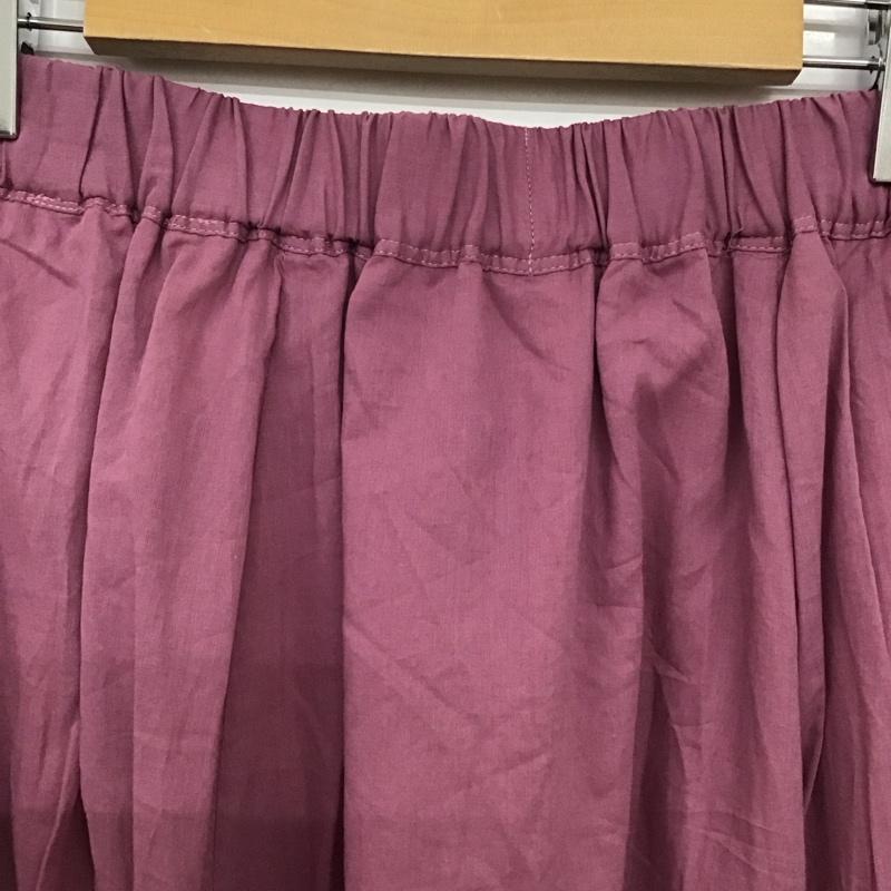 サニーレーベル Sonny Label スカート ロングスカート エアリーマキシスカート タグ付 FREE 無地 桃 / ピンク /  レディース USED 古着 中古 10151023