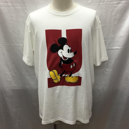 スーアンダーカバー SueUNDERCOVER Tシャツ 半袖 uc1c8805 Disney UNDERCOVER CAPSULECOLLECTION コットンTシャツ M キャラクター 白 / ホワイト /  メンズ USED 古着 中古 10118643