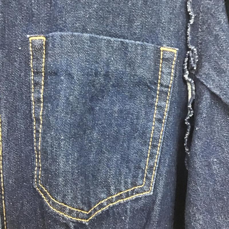 マウジー MOUSSY ジャケット、上着 ジャケット、ブレザー 010CSS11-0110 PUFF SLEEVE DENIM JACKET FREE 無地 インディゴ / インディゴ /  レディース USED 古着 中古 10140472
