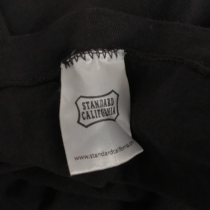スタンダード カリフォルニア STANDARD CALIFORNIA Tシャツ 半袖 クルーネック バックプリント L ロゴ、文字 黒 / ブラック /  メンズ USED 古着 中古 10123006