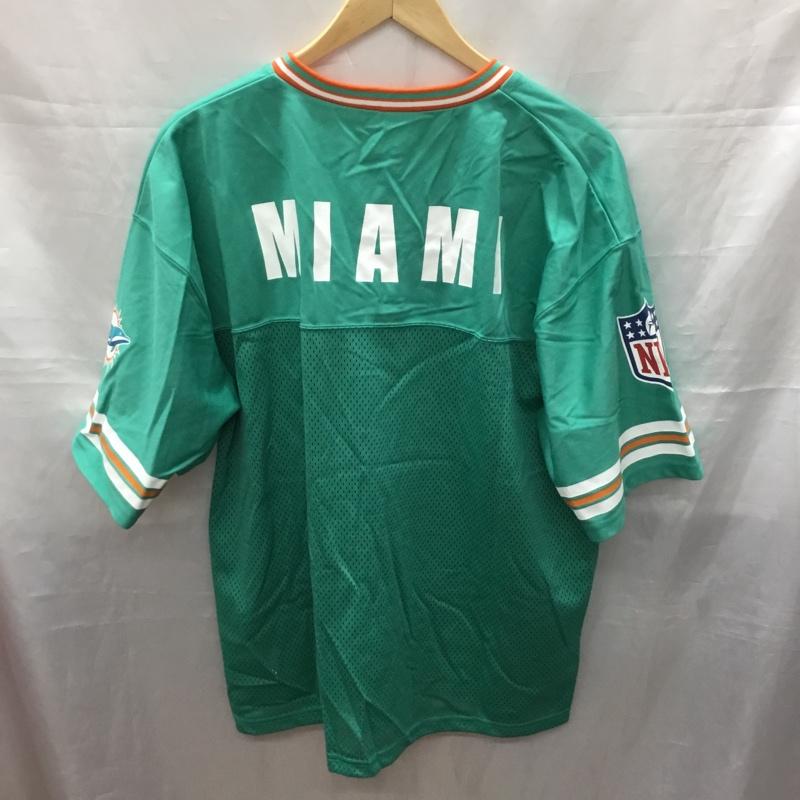 古着 USED Tシャツ 半袖 MC22SM04-M0002 NFL ラインリブBIGT チームロゴ ゲームシャツ M ロゴ、文字 緑 / グリーン / X 橙 / オレンジ / X 白 / ホワイト /  メンズ USED 古着 中古 10119325