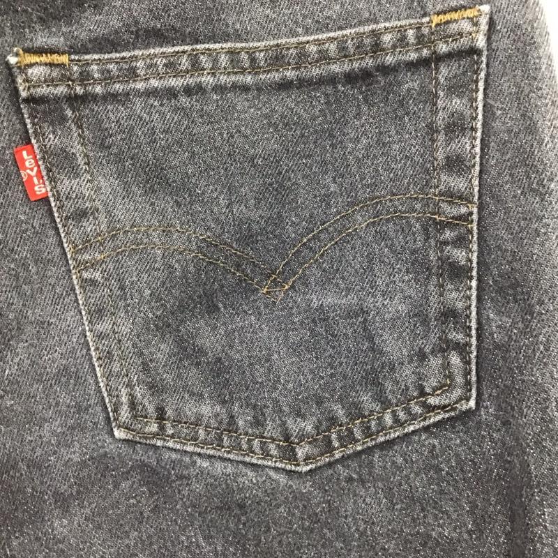 リーバイス Levi s パンツ デニム、ジーンズ 31インチ 無地 黒 / ブラック /  メンズ USED 古着 中古 10123345