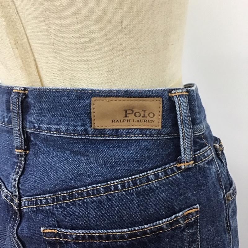 ポロラルフローレン POLO RALPH LAUREN スカート ロングスカート 211706270001 デニムスカート パッチワーク 24 無地 青 / ブルー /  レディース USED 古着 中古 10108590