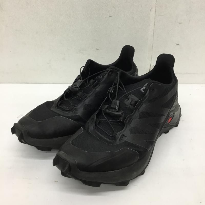 サロモン SALOMON スニーカー スニーカー 409300 28.0cm ロゴ、文字 黒 / ブラック /  メンズ USED 古着 中古 10144476