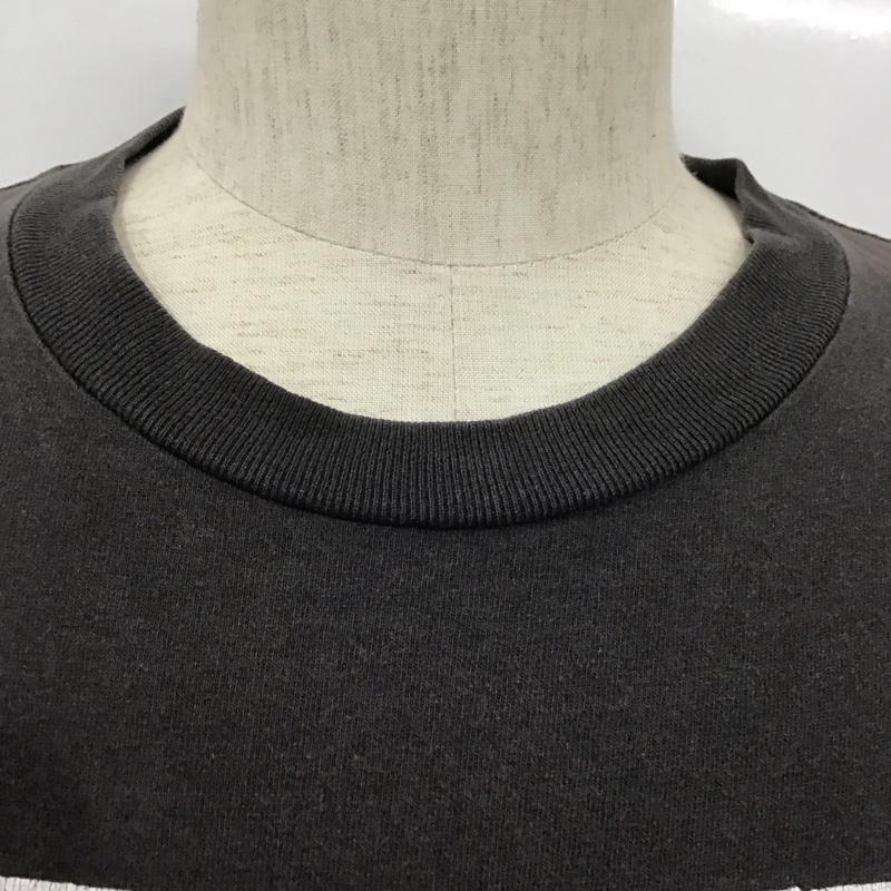 アディダス adidas Tシャツ 半袖 半袖カットソー プリントTシャツ クルーネックカットソー 古着 ヴィンテージ 80s 万国タグ L プリント 黒 / ブラック /  メンズ USED 古着 中古 10107007