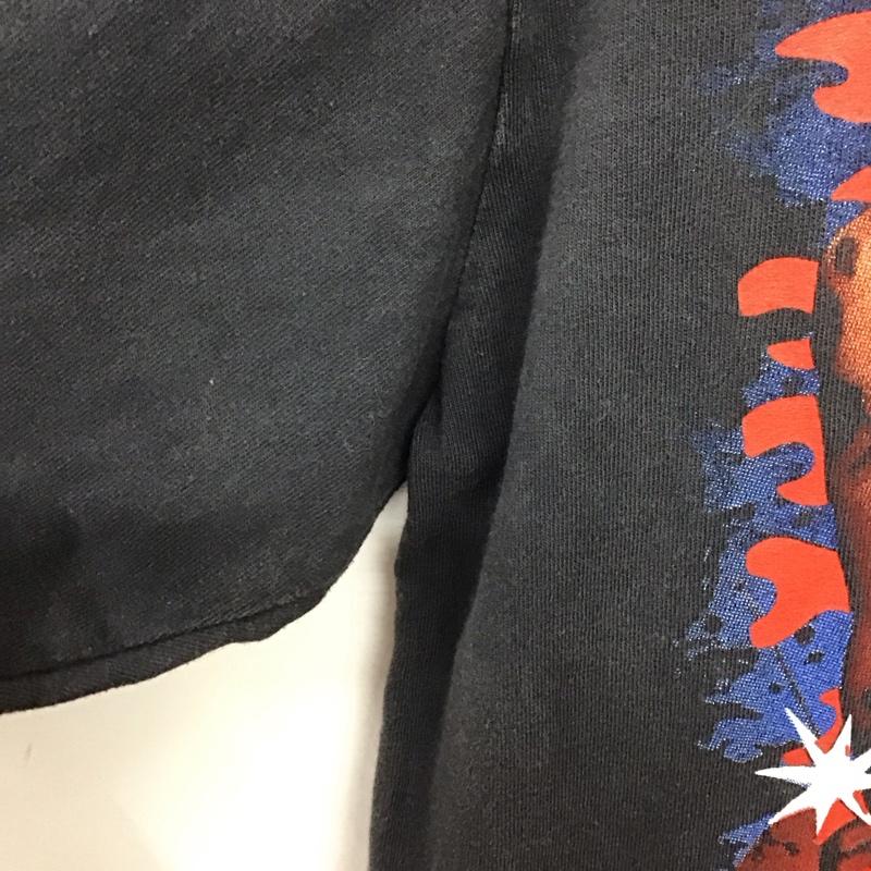 リザレクション RESURRECTION カットソー 長袖 長袖カットソー プリントカットソー クルーネック バンドTシャツ XL プリント ダークグレー / ダークグレー /  メンズ USED 古着 中古 10150418