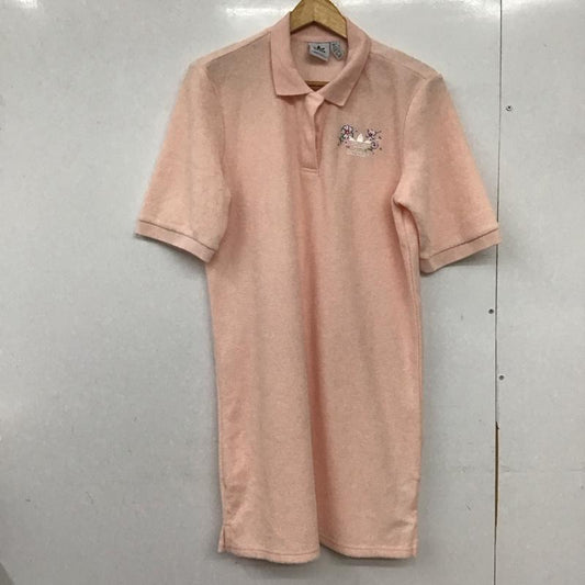 アディダス adidas ワンピース ミニスカート M 無地 桃 / ピンク /  レディース USED 古着 中古 10147897