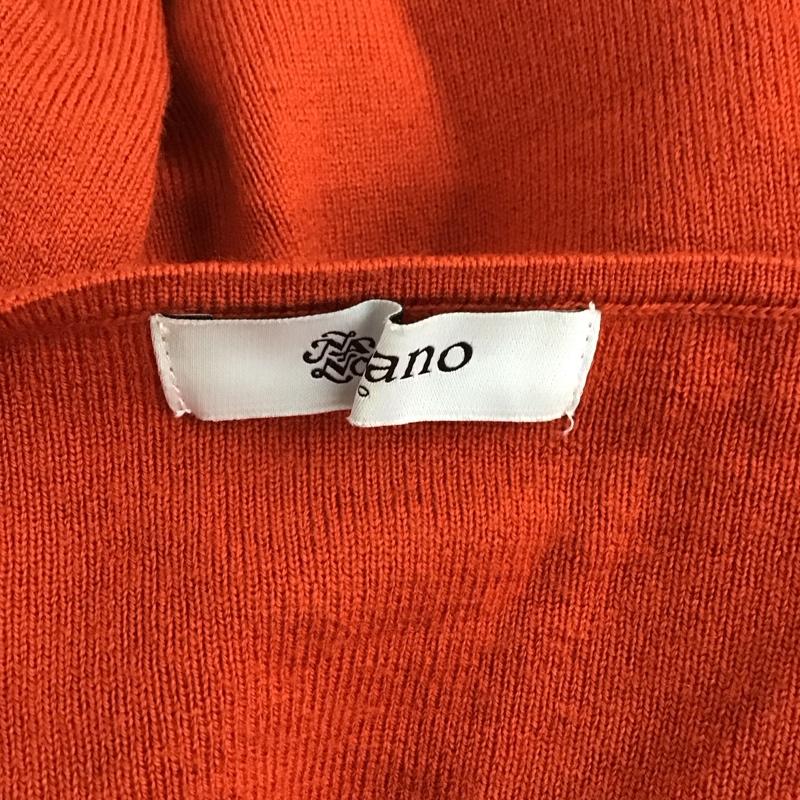 ナノアンドコー nano&co ニット、セーター 長袖 FREE 無地 橙 / オレンジ /  レディース USED 古着 中古 10121525