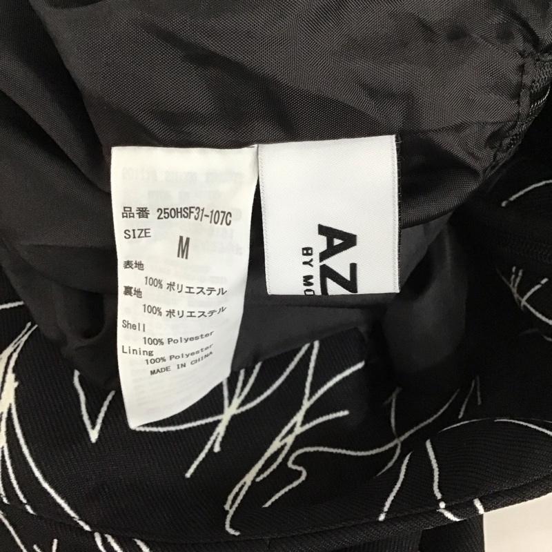 アズールバイマウジー AZUL BY MOUSSY スカート ロングスカート 250HSF31-107C スレンダーマーメードスカート M 総柄 黒 / ブラック /  レディース USED 古着 中古 10129247