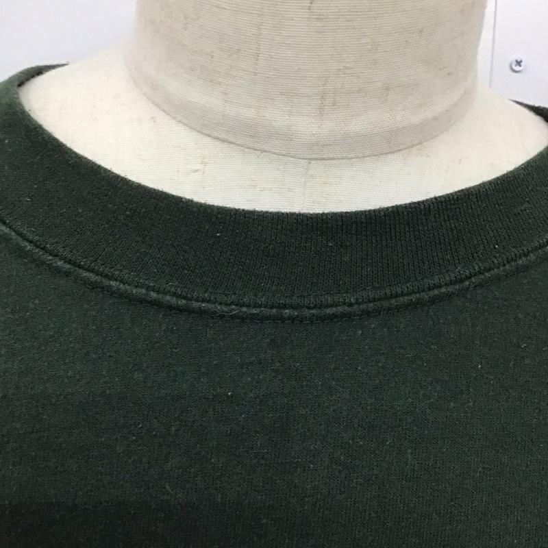 古着 USED トレーナー 長袖 古着 トレーナー スウェット クルーネックカットソー XL ロゴ、文字 緑 / グリーン /  メンズ USED 古着 中古 10124089