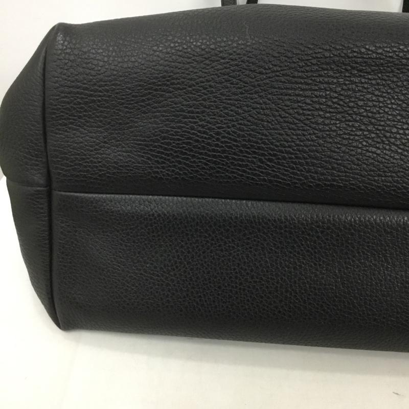 グッチ GUCCI トートバッグ トートバッグ 354666 002404 バンブータッセル レザー 無地 黒 / ブラック /  レディース USED 古着 中古 10125990