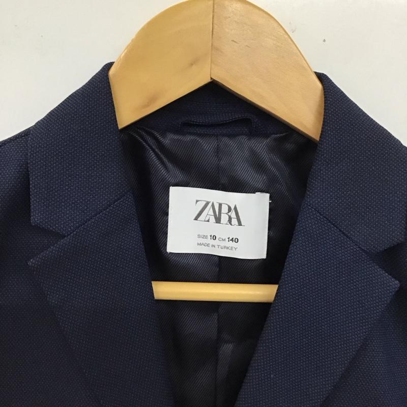 ザラ ZARA ジャケット、上着 ジャケット、ブレザー 1608 665 401 キッズ テーラードジャケット 140cm 140cm 無地 紺 / ネイビー /  ボーイズ USED 古着 中古 10117755