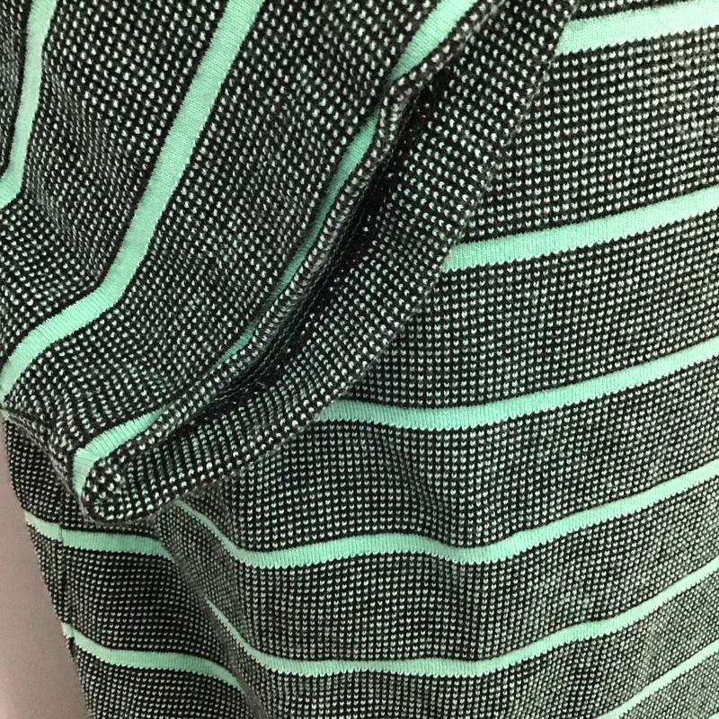 クーティー COOTIE Tシャツ 半袖 半袖カットソー プリントTシャツ クルーネックカットソー L ボーダー柄 マルチカラー / マルチカラー /  メンズ USED 古着 中古 10113141