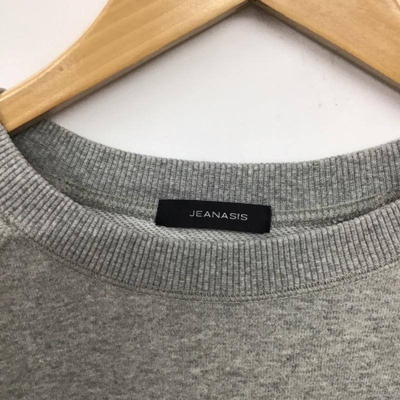 ジーナシス JEANASIS トレーナー 長袖 JS064168MN FREE 無地 灰 / グレー /  レディース USED 古着 中古 10133873