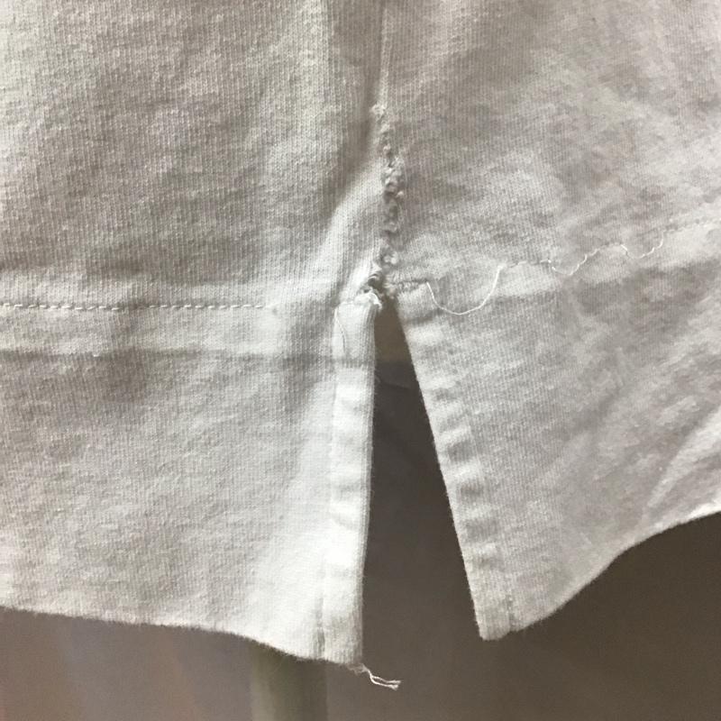 チャンピオン Champion ワンピース ひざ丈スカート CW-P308 カットソーワンピース 半袖 L ロゴ、文字 白 / ホワイト /  レディース USED 古着 中古 10116768