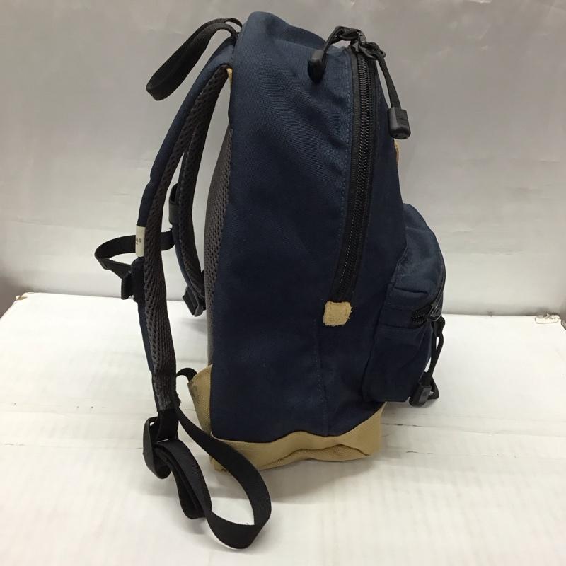 ザノースフェイス THE NORTH FACE バッグ バッグ NMJ71752 バークレーミニ リュック デイパックバッグパック キッズ ロゴ、文字 紺 / ネイビー / X ベージュ / ベージュ /  ボーイズ USED 古着 中古 10117909