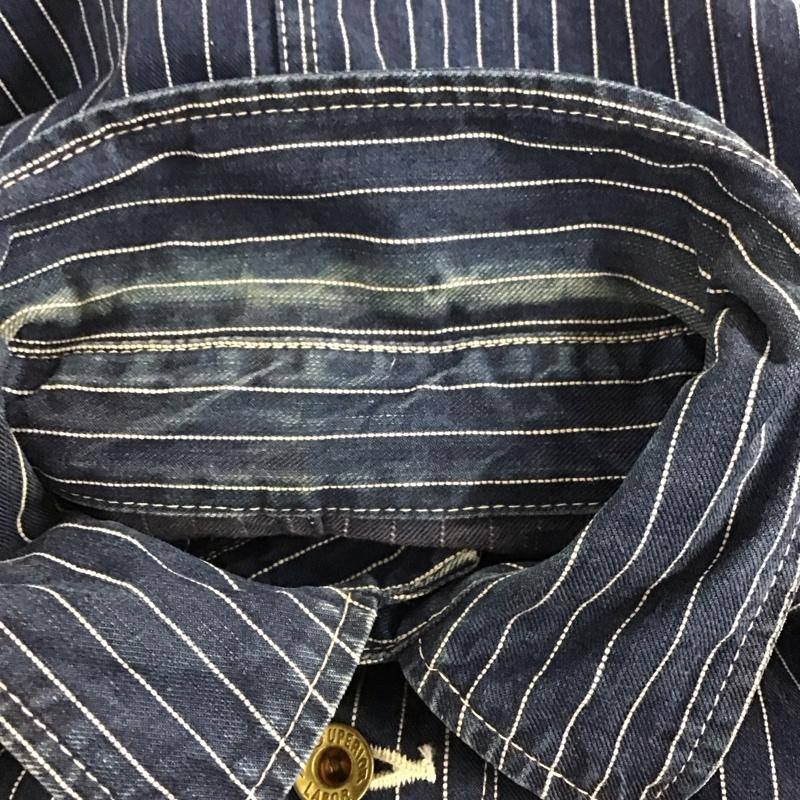 プレミアムムードデニムスーペリア PREMIUM MOOD DENIM SUPERIOR ジャケット、上着 ジャケット、ブレザー カジュアルジャケット アウター カラージャケット 1 ストライプ インディゴ / インディゴ /  メンズ USED 古着 中古 10145821