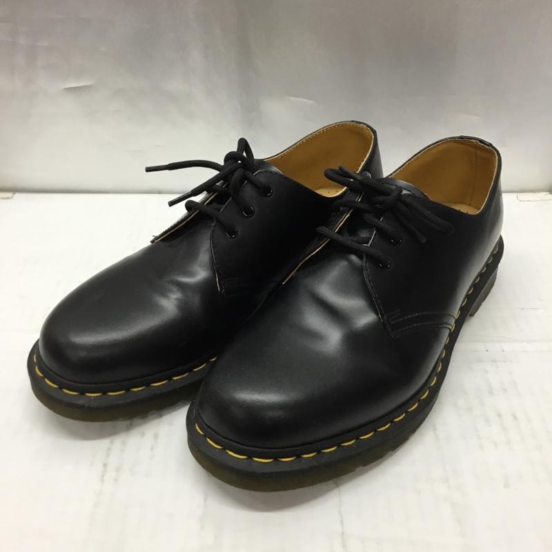 ドクターマーチン Dr.Martens 革靴 革靴 11838 3ホール UK9 US：10 無地 黒 / ブラック /  メンズ USED 古着 中古 10106653