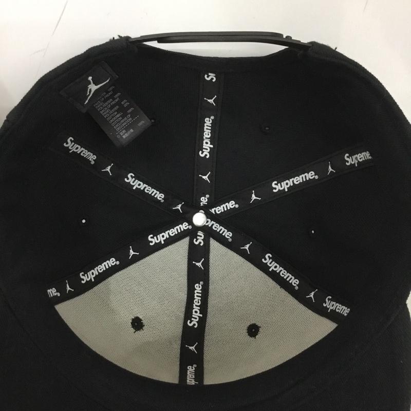 シュプリーム Supreme 帽子 キャップ 799706-010 JORDAN 6-Panel cap 15AW ロゴ、文字 黒 / ブラック /  メンズ USED 古着 中古 10142839