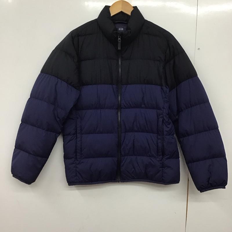 ユニクロ UNIQLO ジャケット、上着 ジャンパー、ブルゾン 311-456570 ウルトラライトダウンジャケット アウター M 無地 紺 / ネイビー /  メンズ USED 古着 中古 10145567