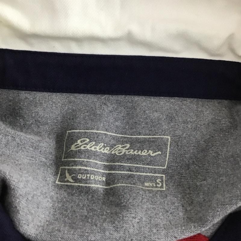 エディーバウアー Eddie Bauer ポロシャツ 半袖 半袖 S ロゴ、文字 灰 / グレー /  メンズ USED 古着 中古 10111167