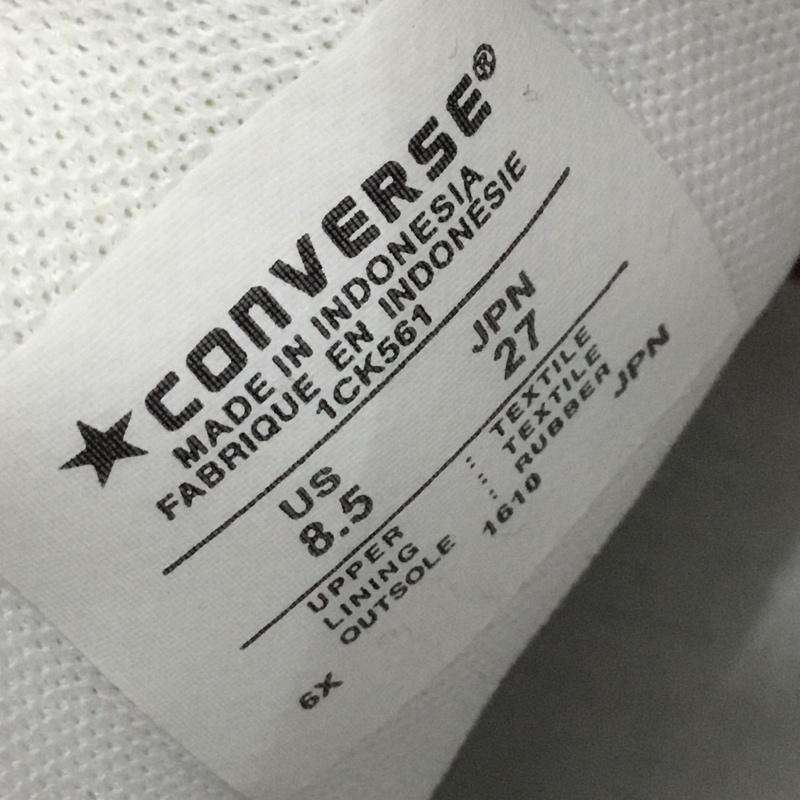コンバース CONVERSE スニーカー スニーカー 1CK561 ALL STAR 100 COLORS HI 27cm 箱有 27.0cm ロゴ、文字 黒 / ブラック /  メンズ USED 古着 中古 10125082