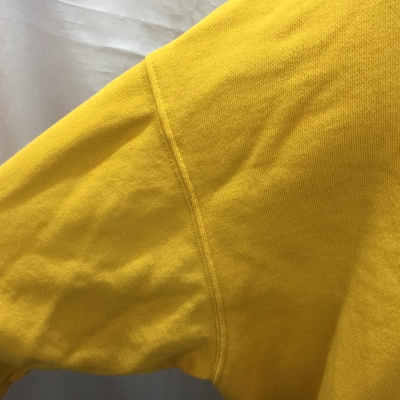 アヴィレックス AVIREX パーカー 長袖 783-3131014 WEB&DEPOT限定 RECORDDESIGNSWEATPULLOVERPARKA XL プリント 黄 / イエロー /  メンズ USED 古着 中古 10116246