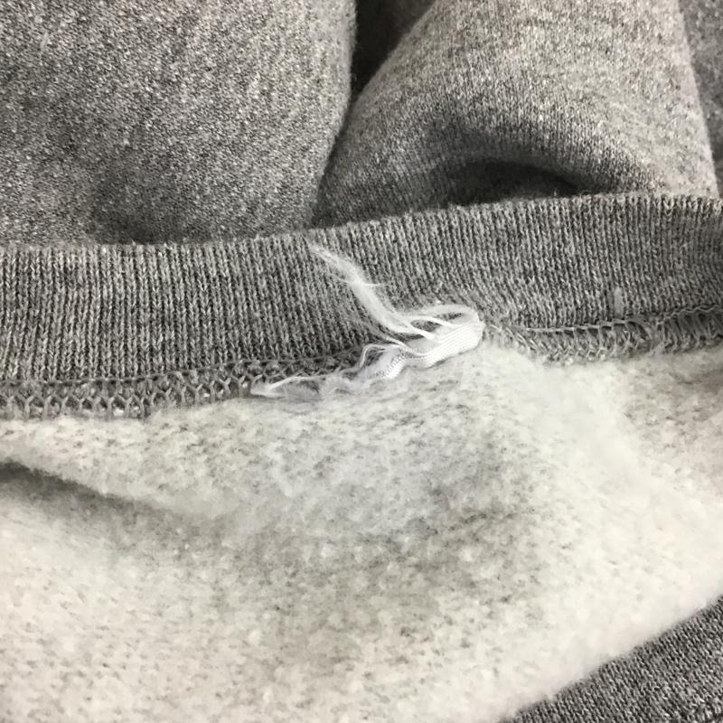 古着 USED トレーナー 長袖 長袖トレーナー スウェット クルーネック リブスウェットカットソー 古着 ロゴ、文字 灰 / グレー /  メンズ USED 古着 中古 10124708