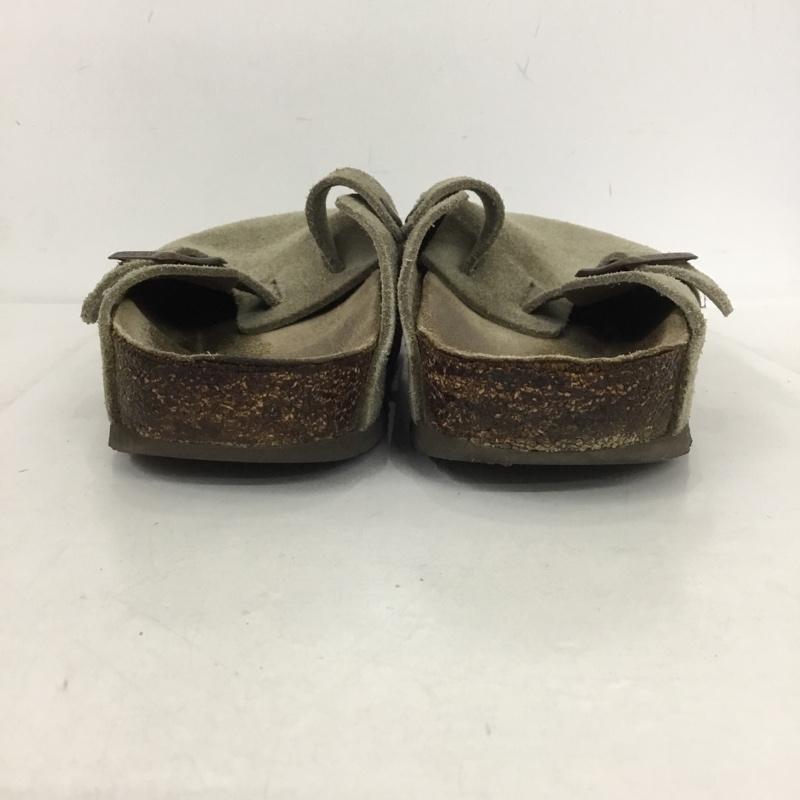 ビルケンシュトック BIRKENSTOCK サンダル サンダル BOSTON スエード 41 サボ 無地 ベージュ / ベージュ /  メンズ USED 古着 中古 10137851