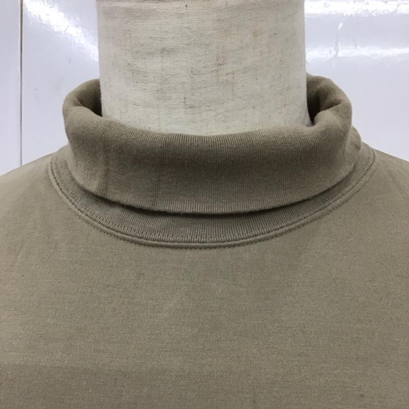 オーラリー AURALEE カットソー 長袖 長袖カットソー タートルネックカットソー ロングスリーブカットソー プリントTシャツ 3 無地 ベージュ / ベージュ /  メンズ USED 古着 中古 10119020